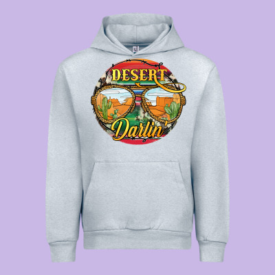 Desert Darlin' Sunglassess Urban Hoodie Designed By Jahusdesignshop