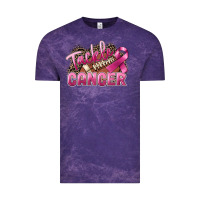 Cloud Purple Tackle cancer Football Vintage Tee - FaDigitalArtStudio