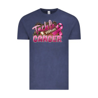 Vintage Denim Tackle cancer Football Vintage Tee - FaDigitalArtStudio