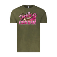 Vintage Olive Tackle cancer Football Vintage Tee - FaDigitalArtStudio
