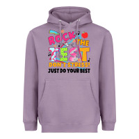 Lavender rock the test don't stress! just do your best Heavyweight Hoodie - JahusDesignShop