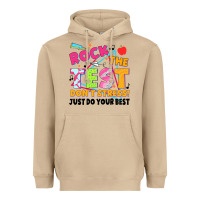 Mushroom rock the test don't stress! just do your best Heavyweight Hoodie - JahusDesignShop