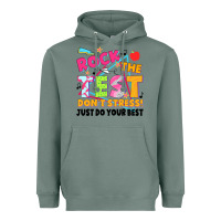 Sage rock the test don't stress! just do your best Heavyweight Hoodie - JahusDesignShop