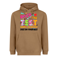 Toasted Coconut rock the test don't stress! just do your best Heavyweight Hoodie - JahusDesignShop