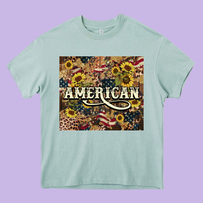 American Tumbler 4th Of July Heavy Core Tee Designed By Howdyjamesfarm
