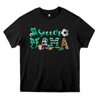 Black soccer mama Heavy Core Tee - Jasminsmagicworld