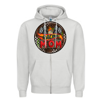 Dove Grey race coasters Zipper Hoodie - AdoDesignShop