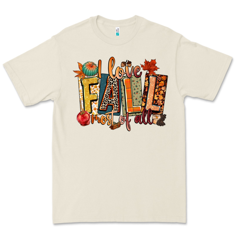 I Love Fall Most Of All Premium Tee by CowGirlArtShop | Teevron