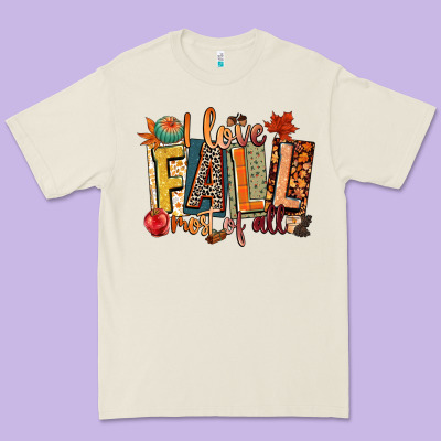 I Love Fall Most Of All Premium Tee Designed By Cowgirlartshop