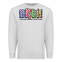 Dove Grey bruh the woman formerly known as mom Premium Sweatshirt - JahusDesignShop