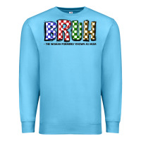 Ocean Blue bruh the woman formerly known as mom Premium Sweatshirt - JahusDesignShop