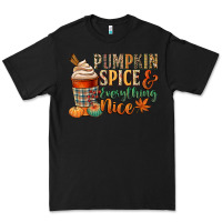 Black pumpkin spice and everything nice Premium Tee - CowGirlArtShop