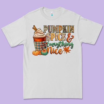 Pumpkin Spice And Everything Nice Premium Tee Designed By Cowgirlartshop