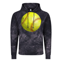 Cloud Black softball Vintage Hoodie - FaDigitalArtStudio