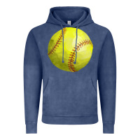 Vintage Denim softball Vintage Hoodie - FaDigitalArtStudio