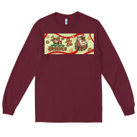 Burgundy just a girl who loves christmas Long Sleeve Tee - BundleAndBundleShop