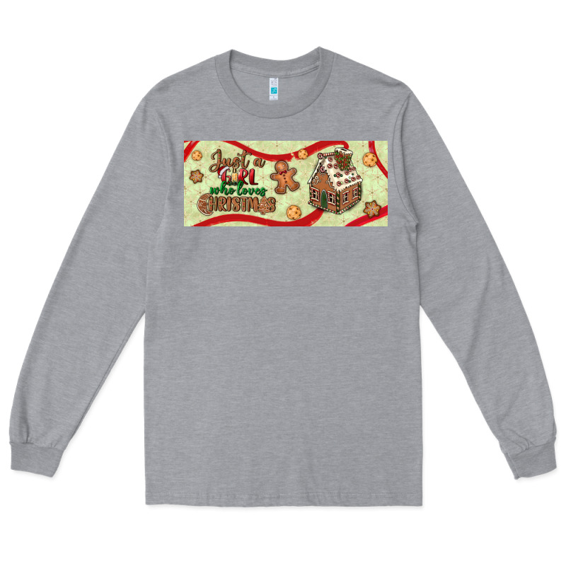 Just A Girl Who Loves Christmas Long Sleeve Tee by BundleAndBundleShop | Teevron