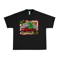 Black Christmas Truck With Christmas Tree Urban Heavy Tee - RanaPortraitStore