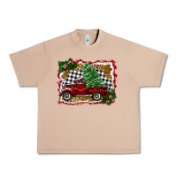 Burro Christmas Truck With Christmas Tree Urban Heavy Tee - RanaPortraitStore