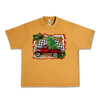 Christmas Truck With Christmas Tree Urban Heavy Tee | Teevron