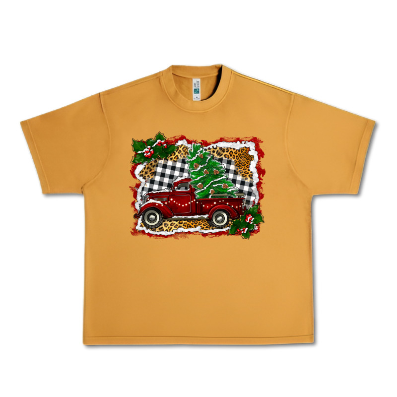 Christmas Truck With Christmas Tree Urban Heavy Tee by RanaPortraitStore | Teevron