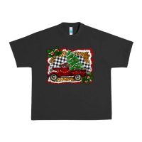 Pigment Black Christmas Truck With Christmas Tree Urban Heavy Tee - RanaPortraitStore