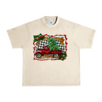 Sandshell Christmas Truck With Christmas Tree Urban Heavy Tee - RanaPortraitStore