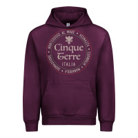 Mauve Wine cinque terre italia gift for italian mediterranean travelers t shirt Urban Hoodie - baoMotion
