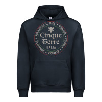 Navy cinque terre italia gift for italian mediterranean travelers t shirt Urban Hoodie - baoMotion