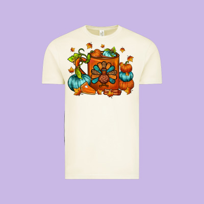 Thanksgiving Coffee Mug Vintage Tee Designed By Fadigitalartstudio