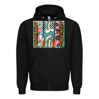 Black racing brushstroke Zipper Hoodie - AdoDesignShop