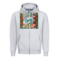 Heather Grey racing brushstroke Zipper Hoodie - AdoDesignShop
