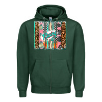 Sports Green racing brushstroke Zipper Hoodie - AdoDesignShop