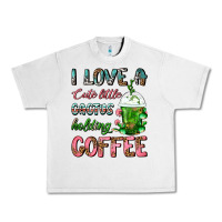 Lunar Rock I Love A Cute Little Cactus Holding Coffee Urban Heavy Tee - FaDigitalArtStudio