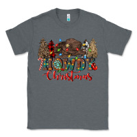 Charcoal Heather howdy christmas Classic Tee - CowGirlArtShop