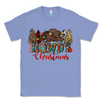 Colony Blue howdy christmas Classic Tee - CowGirlArtShop