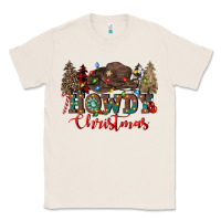 Natural howdy christmas Classic Tee - CowGirlArtShop