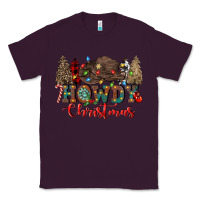Plum howdy christmas Classic Tee - CowGirlArtShop