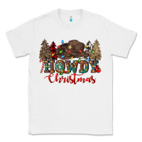 White howdy christmas Classic Tee - CowGirlArtShop