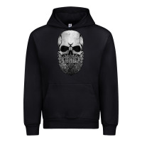 Creepy Bald And Bearded Skull For Halloween & Skeletons Fans T Shirt Urban Hoodie | Teevron