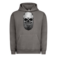 Pigment Tornado creepy bald and bearded skull for halloween & skeletons fans t shirt Urban Hoodie - baoMotion