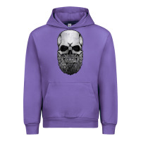 Tulip creepy bald and bearded skull for halloween & skeletons fans t shirt Urban Hoodie - baoMotion