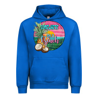 Cobalt somewhere on a beach Urban Hoodie - JahusDesignShop