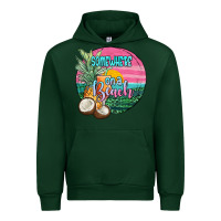 Foreset Green somewhere on a beach Urban Hoodie - JahusDesignShop