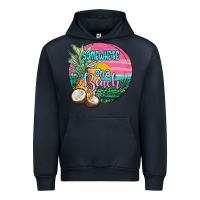 Navy somewhere on a beach Urban Hoodie - JahusDesignShop