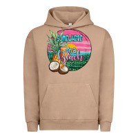 Pigment Burro somewhere on a beach Urban Hoodie - JahusDesignShop