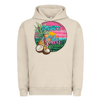 Pigment French Oak somewhere on a beach Urban Hoodie - JahusDesignShop