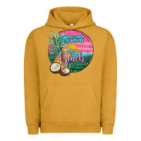 Pigment Peanut Butter somewhere on a beach Urban Hoodie - JahusDesignShop
