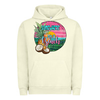 Pigment Pistachio somewhere on a beach Urban Hoodie - JahusDesignShop