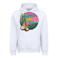 White somewhere on a beach Urban Hoodie - JahusDesignShop